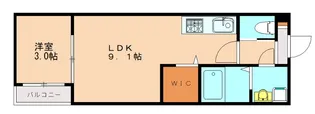 Revive新宮中央【205号室】の間取り