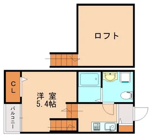 Felice wajiro【201号室】の間取り