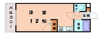 ロイヤルハイツ和白【306号室】の間取り