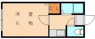 コーポ梅木【103号室】の間取り