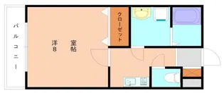 カーサボニータ和白東Ⅰ棟【2階】の間取り