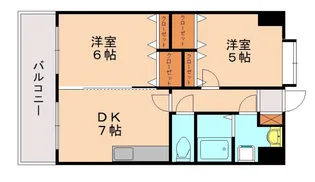 ラ・フェリーチェ和白【4階】の間取り