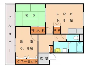 グランテージ今の庄【2階】の間取り