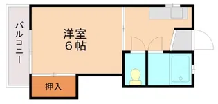 第2シャトル松香台【105号室】の間取り