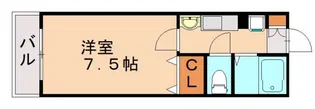 セリバテール新宮A【206号室】の間取り