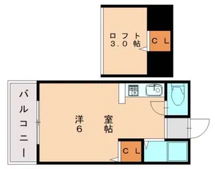 グレイス美和台【105号室】の間取り