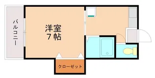 コーポ双葉【201号室】の間取り