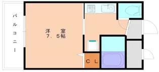 エルフコート新宮【1階】の間取り