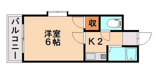 ヴィラージュ精華短大前【301号室】の間取り