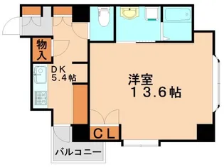 迎陽館【401号室】の間取り