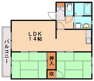 イージストパレス【A201号室】の間取り