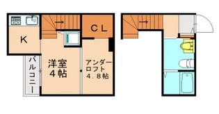 プランドール【2階】の間取り
