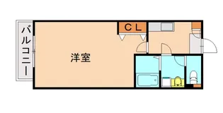 クレフラスト朱雀Ⅱ【102号室】の間取り