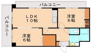 ファーストヒルズ【3階】の間取り