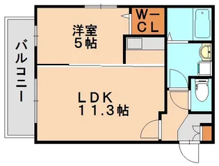 ステラ白木原【2階】の間取り