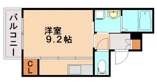 ON KASUGA【101号室】の間取り