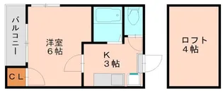 コーポひまわり【1階】の間取り