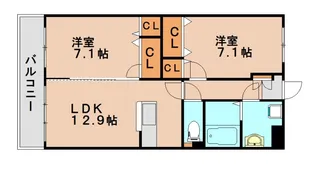 Cieliz(シエリズ)【3階】の間取り