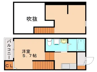 ルポゼ桜ヶ丘【2階】の間取り