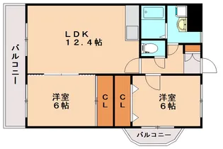 ルシア天神山【5階】の間取り