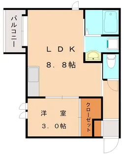 REGALEST CLASS南福岡【2階】の間取り
