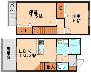 ルミナス【105号室】の間取り