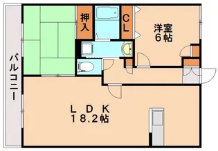 グランドゥール・オニクラ【402号室】の間取り