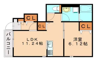 GRAND REVE【1階】の間取り