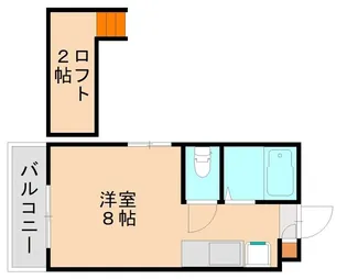 ルート須玖【101号室】の間取り