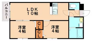 Walea Hale Kasuga(ワレアハレカスガ)【2階】の間取り