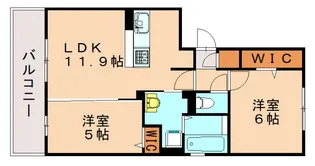 グラースT【3階】の間取り