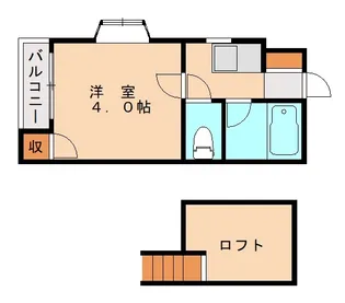 コバルトアワー11【1階】の間取り