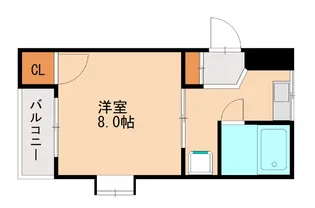 春日原コーポ第2【301号室】の間取り
