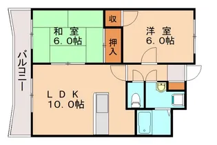 第45メイグレイス春日【1階】の間取り