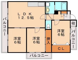 ディナスティⅤ【4階】の間取り