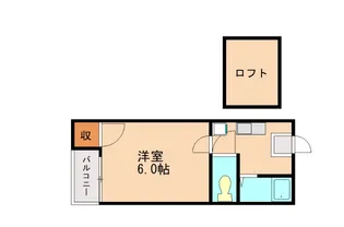 コスモハイツ春日【201号室】の間取り