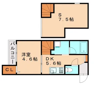 福岡県春日市下白水南7丁目【アパート】の間取り