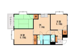福岡県春日市須玖北3丁目【マンション】の間取り
