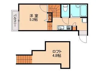 福岡県福岡市南区井尻5丁目【アパート】の間取り