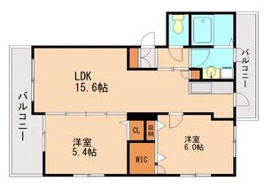 カラコレス【2階】の間取り