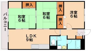ユアーズマンション21【206号室】の間取り