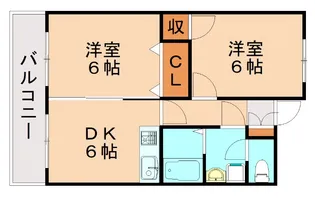 ヴィラホスピット【2階】の間取り