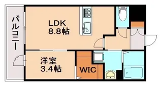 ソシオス春日駅前【303号室】の間取り