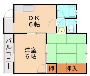シティベールマサミ【102号室】の間取り