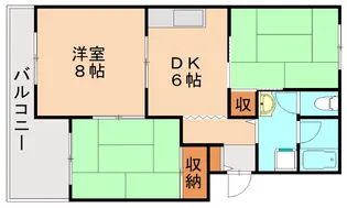 冨士ビル【402号室】の間取り