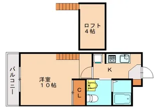 レジデンス髙丘Ⅲ【5階】の間取り