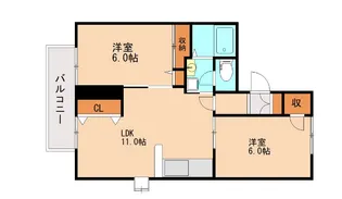 エル松永【2階】の間取り