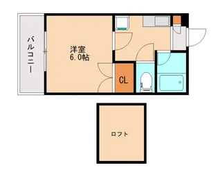 クレメンツ【106号室】の間取り