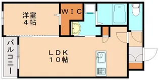 アスシード春日宝町【203号室】の間取り