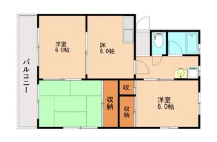 ガーデンハイツ今屋敷【207号室】の間取り